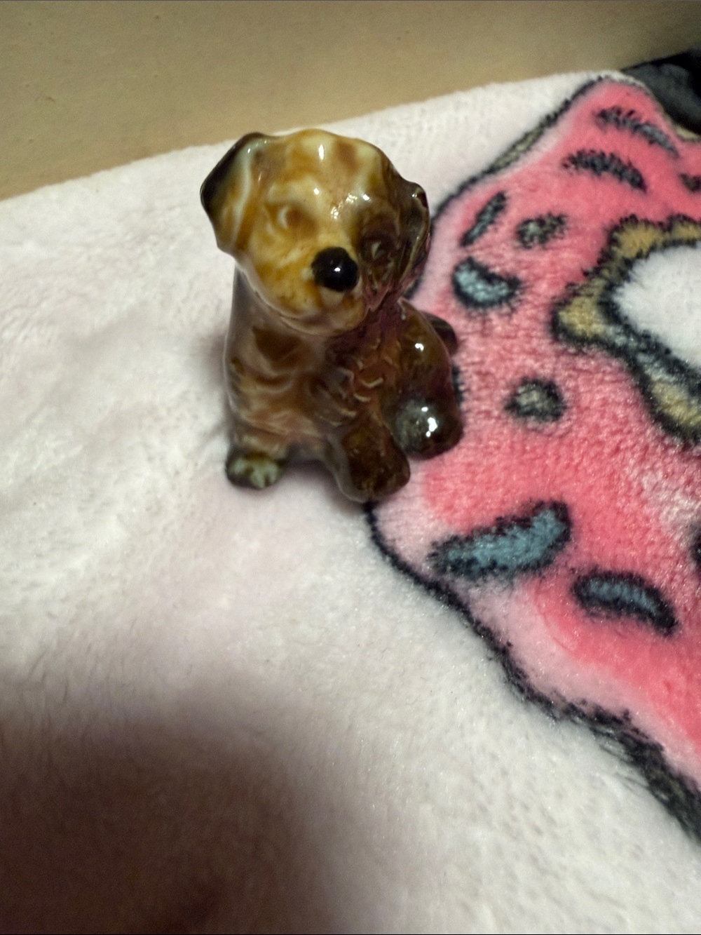 Brown CeramicDog Figurine